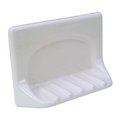Lenape Wall-Mounted White Ceramic Tub Soap 4 in. x 6 in 197501